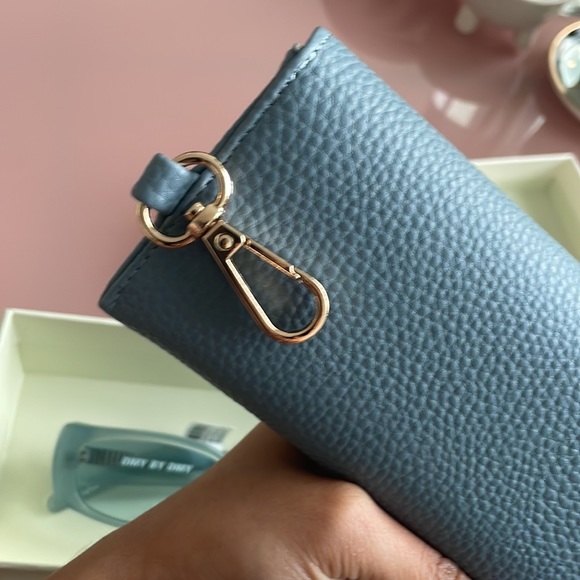 COPY - DMY BY DMY Billy (Milky Blue) Rectangle Sunglasses- NEW - Picture 5 of 11